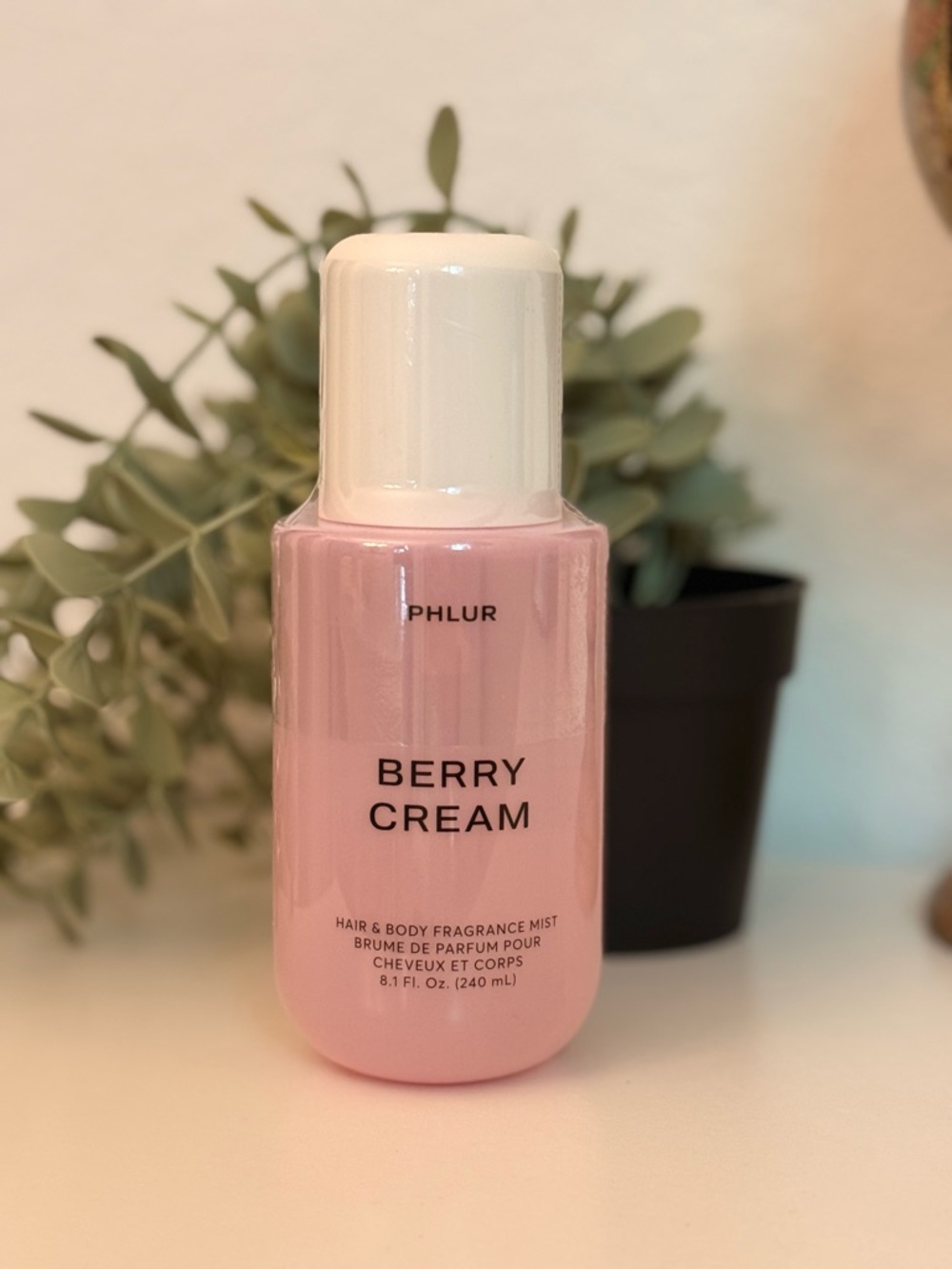 Phlur Berry Cream Hair & Body  - Pink